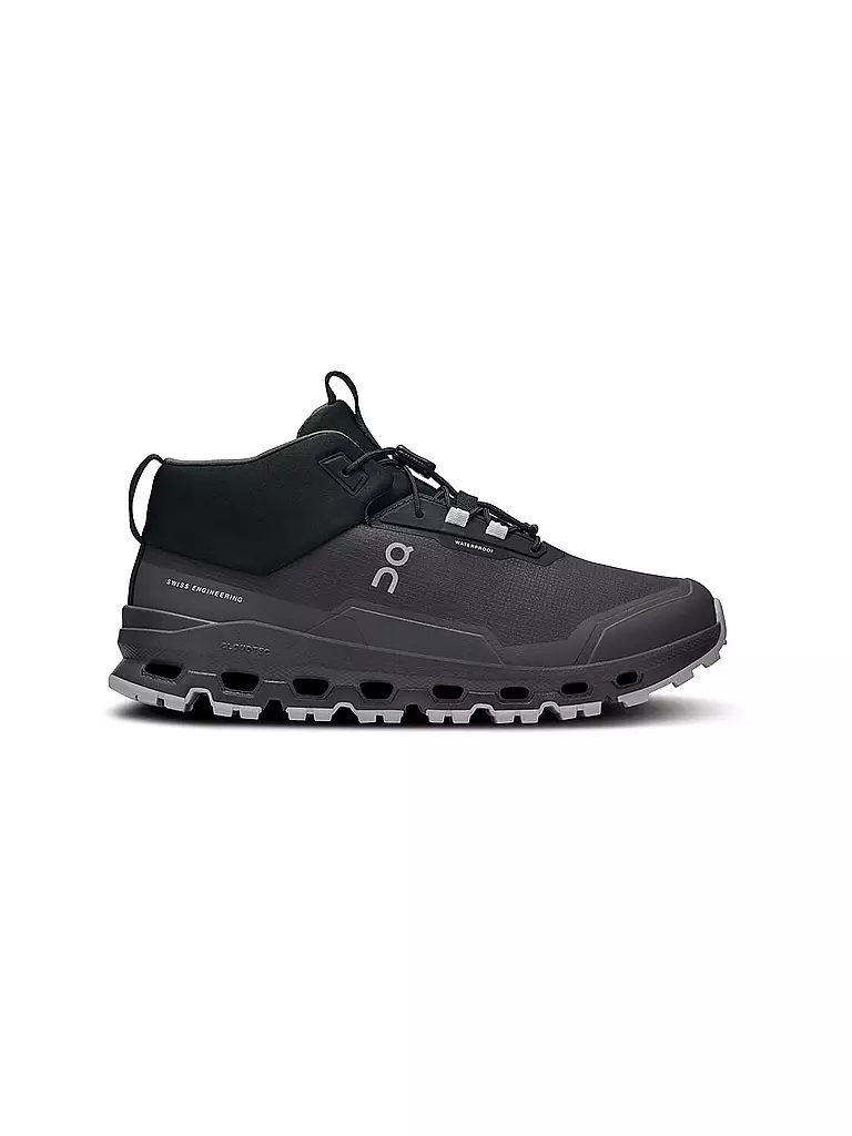ON | Zapatillas para niños CLOUDHERO MID WATERPROOF | Negro