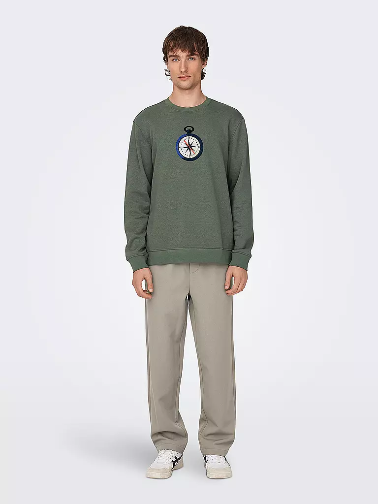 ONLY & SONS | Chino Loose Fit ONSSINUS | Gris claro