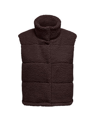 ONLY | Chaleco acolchado con aspecto de piel ONLSANDRA