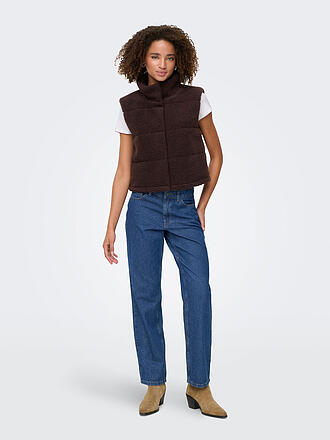 ONLY | Chaleco acolchado con aspecto de piel ONLSANDRA