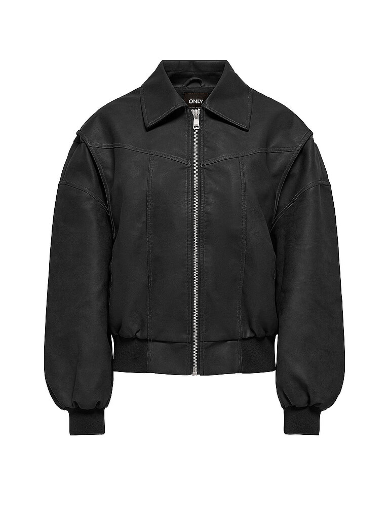 Chaqueta efecto cuero ONLSABA negro XL