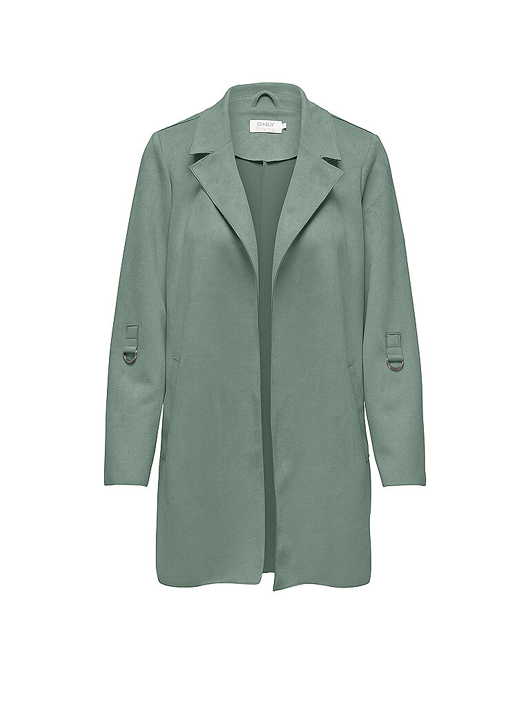 Nombre del producto: Abrigo efecto cuero ONLJOLINE gris XL