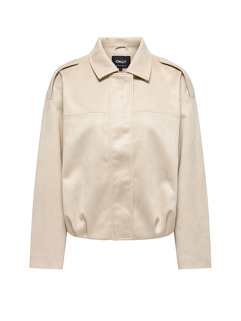 Only Chaqueta efecto piel ONLAMBER beige