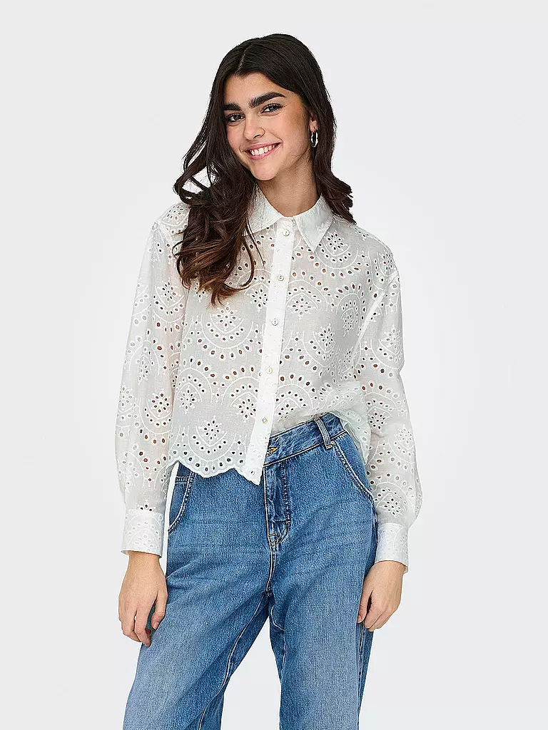 ONLY | Blusa ONLVALAIS | Crema