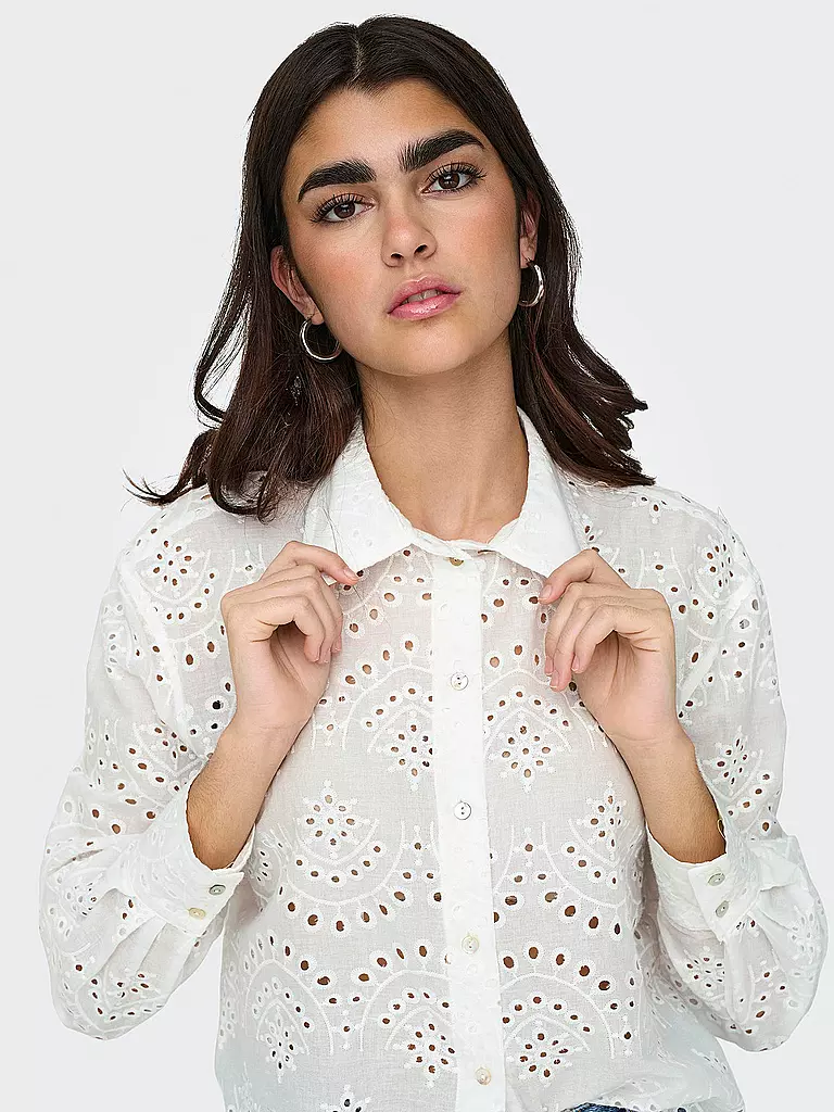 ONLY | Blusa ONLVALAIS | Crema