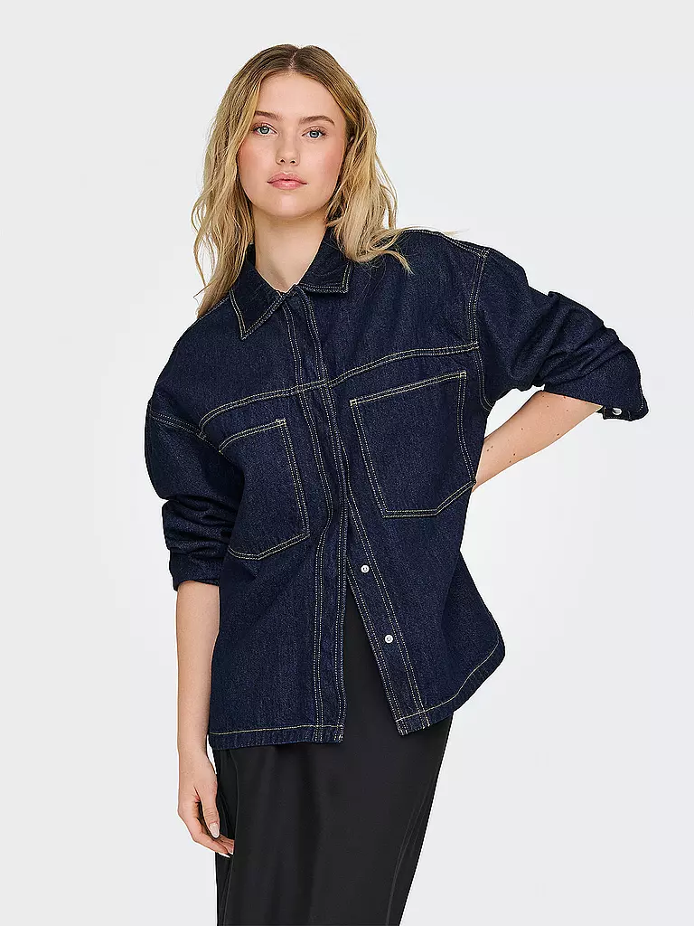 ONLY | Blusa vaquera | Azul oscuro