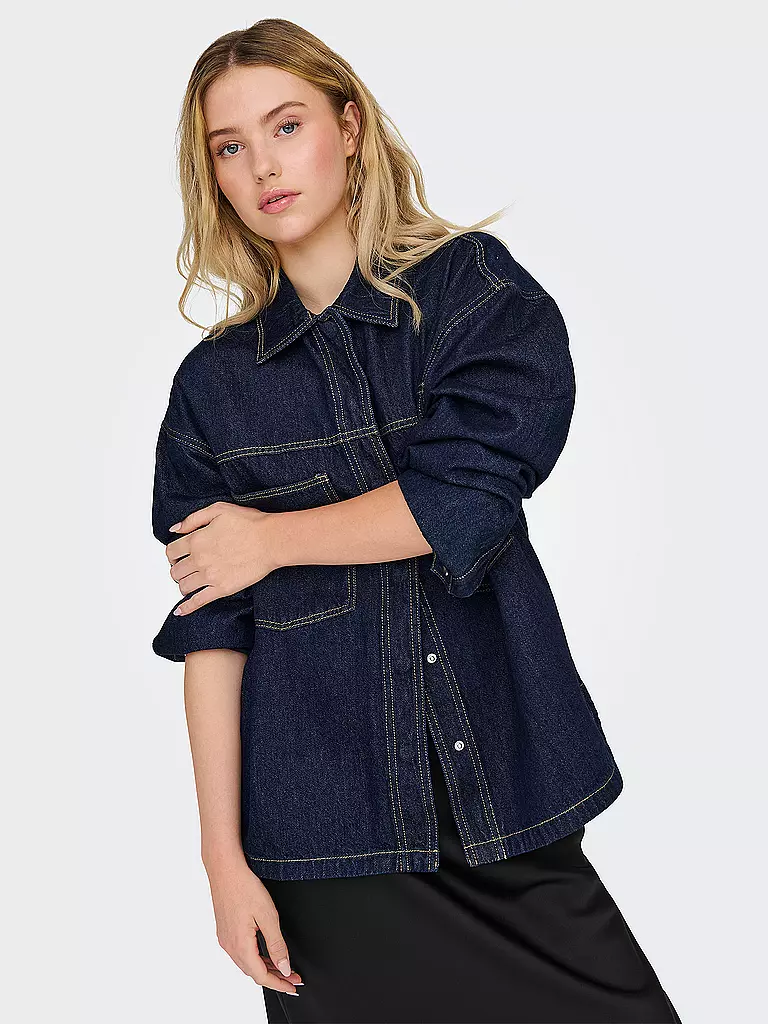 ONLY | Blusa vaquera | Azul oscuro