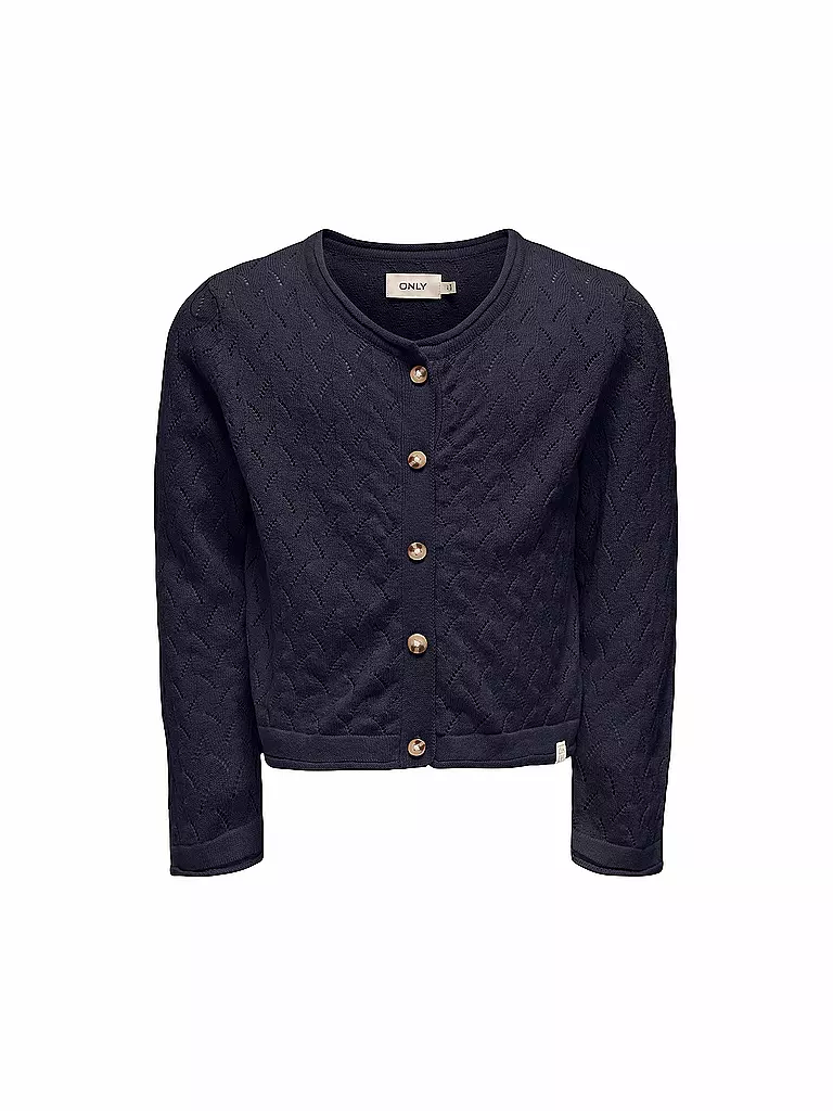 ONLY | Cárdigan de punto para niña KMGMEGAN LIFE | Azul oscuro