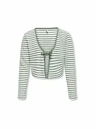 ONLY | Cárdigan de punto para niña KOGNELLA | Verde claro