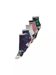 ONLY | Calcetines ONLCHRISTMAS, paquete de 5, rojo high risk | Multicolor