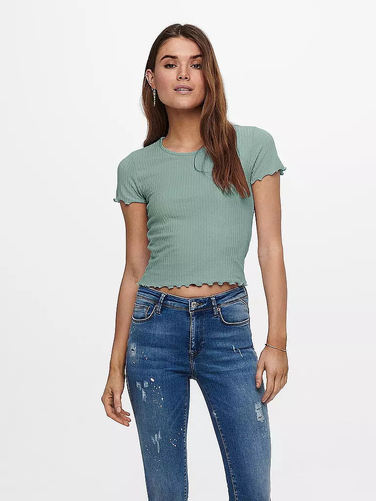 ONLY | Camiseta corta ONLEMMA | Menta