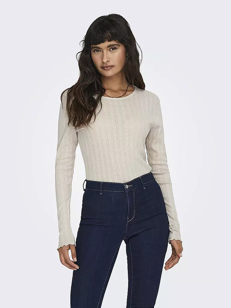 ONLY | Camiseta de manga larga ONLCARLOTTA | beige
