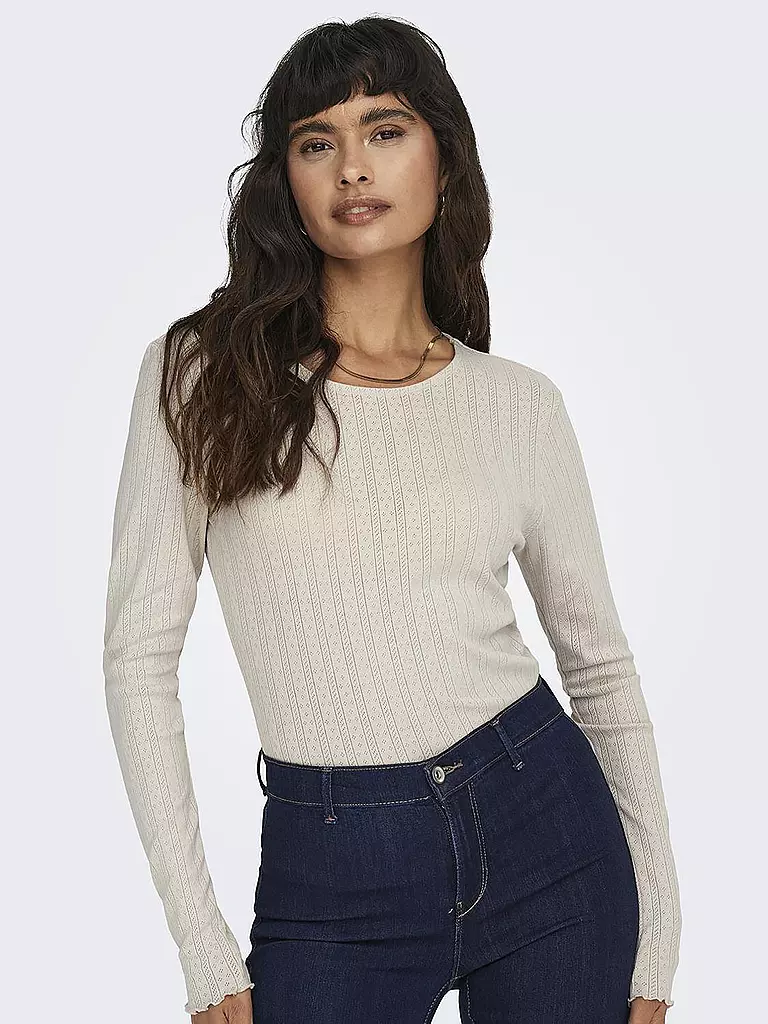 ONLY | Camiseta de manga larga ONLCARLOTTA | beige
