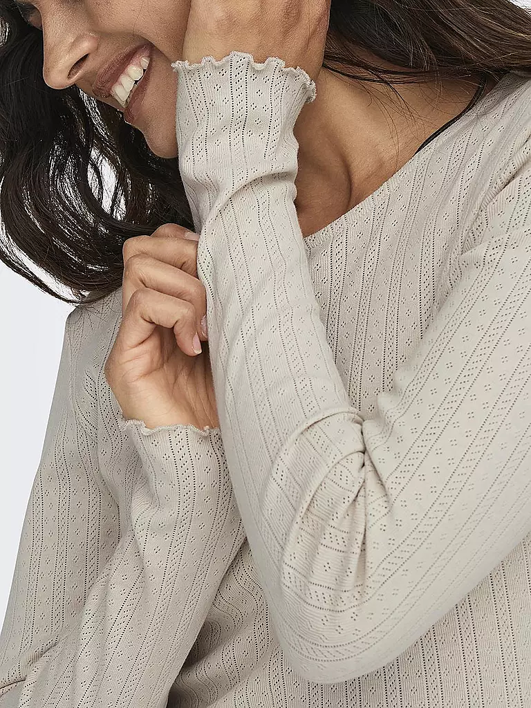 ONLY | Camiseta de manga larga ONLCARLOTTA | beige