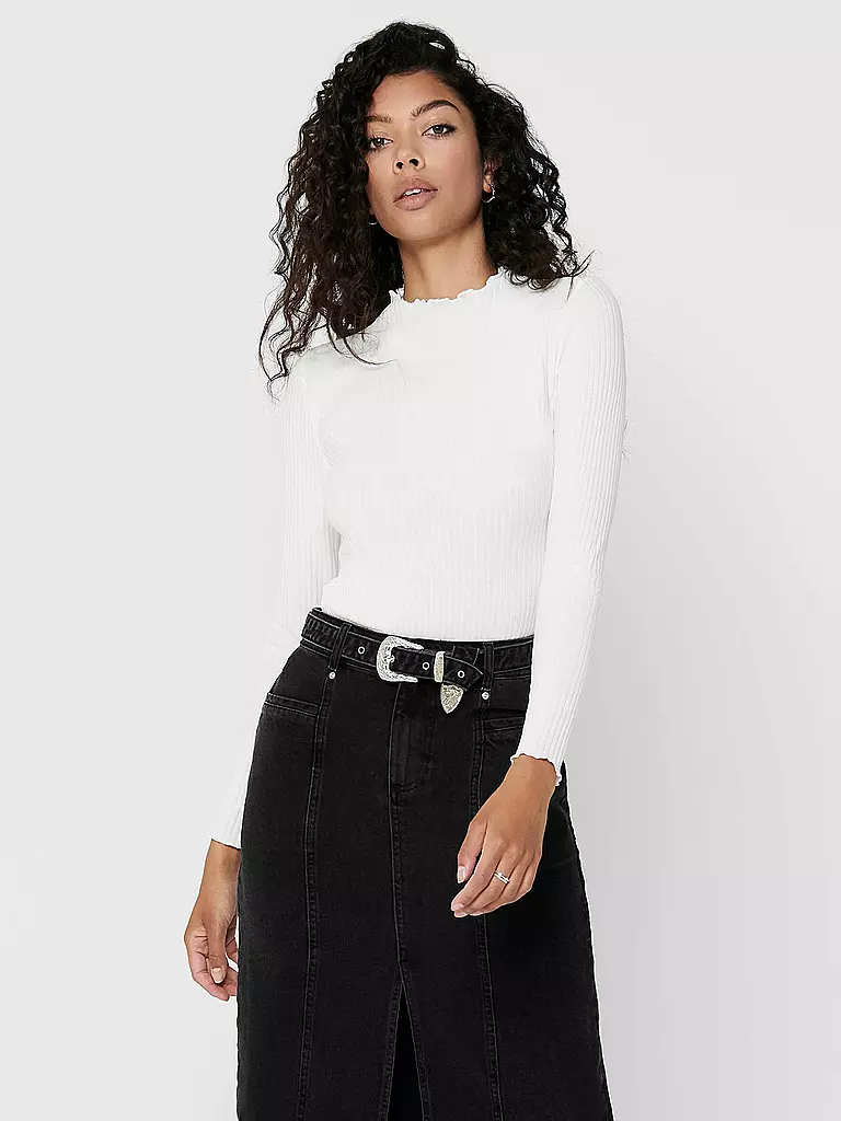 ONLY | Camiseta de manga larga ONLEMMA | creme