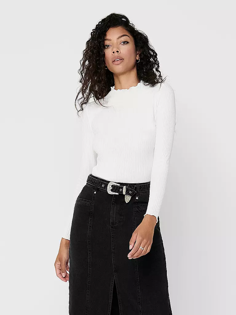 ONLY | Camiseta de manga larga ONLEMMA | creme