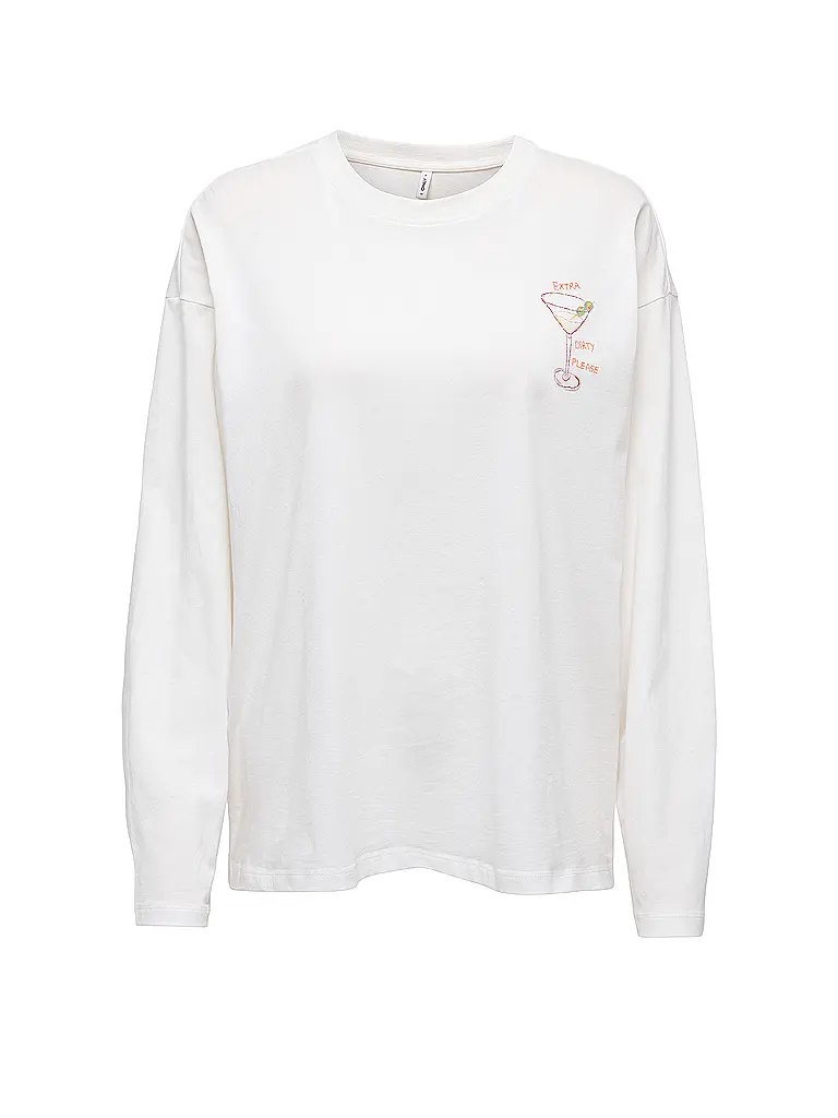 ONLY | Camiseta de manga larga ONLVIVVI | Crema