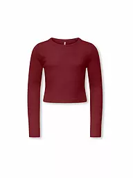 ONLY | Camiseta de manga larga para niña KOGBINA | Rojo oscuro