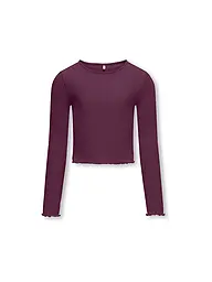 ONLY | Camiseta de manga larga para niña KOGNELLA | Rojo oscuro