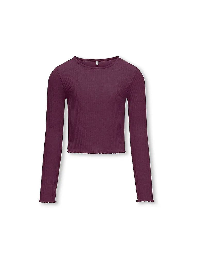 ONLY | Camiseta de manga larga para niña KOGNELLA | Rojo oscuro