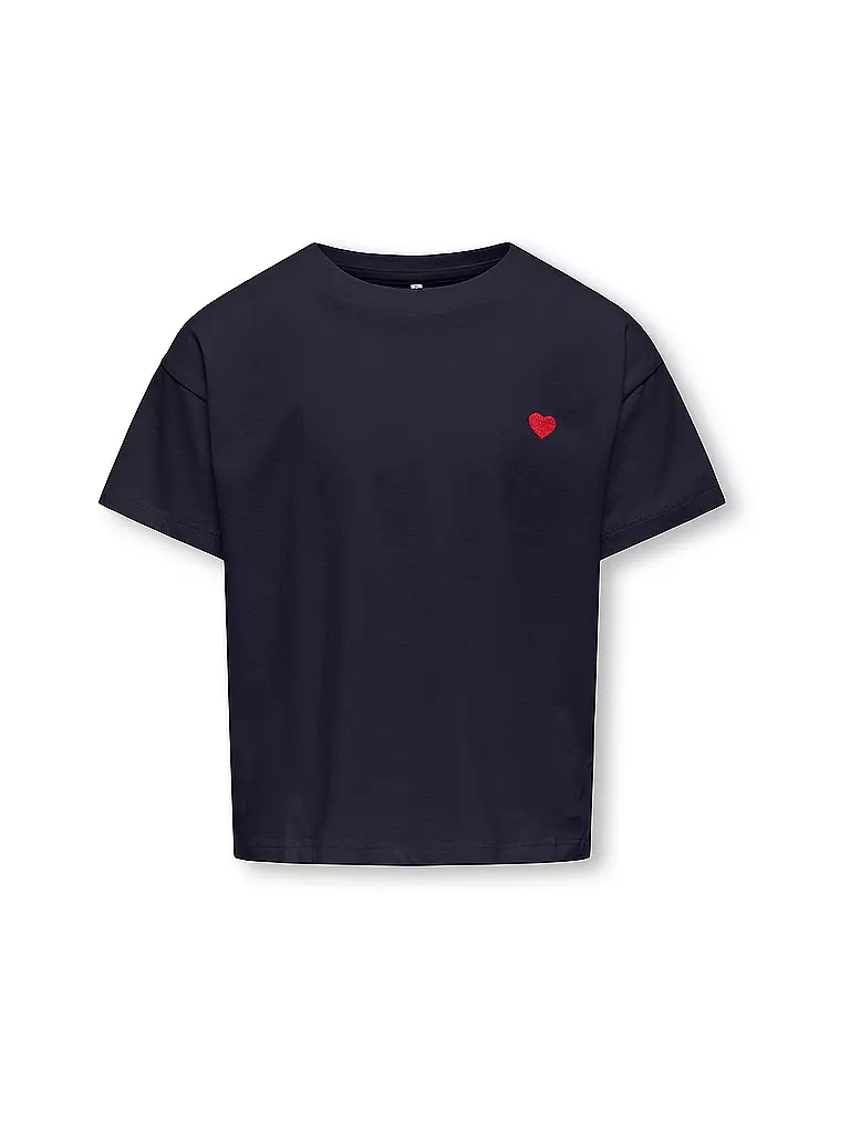 ONLY | Camiseta de niña KOGMAIKEN LIFE | Azul oscuro