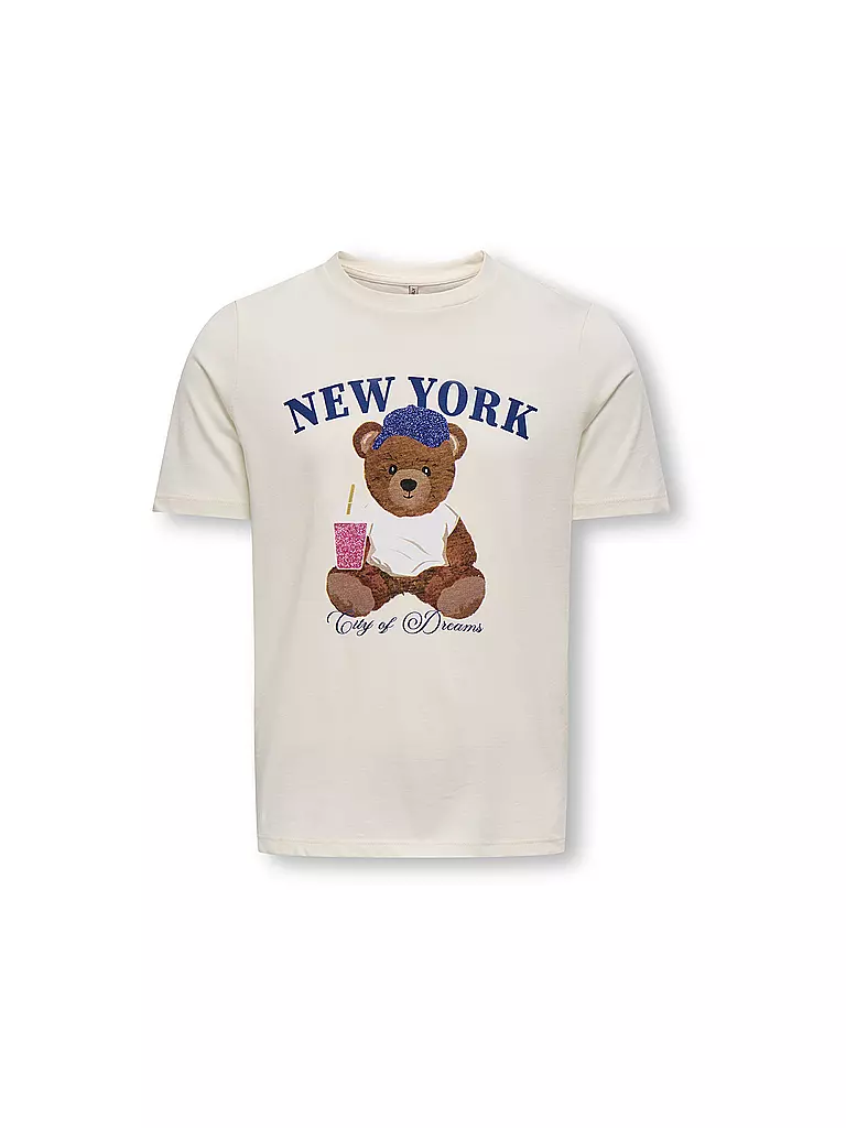 ONLY | Camiseta de niña KOGROSA REG. | weiss