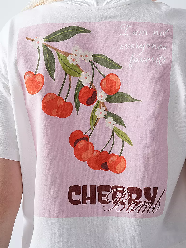 ONLY | Camiseta ONLANNBEL LIFE | Crema