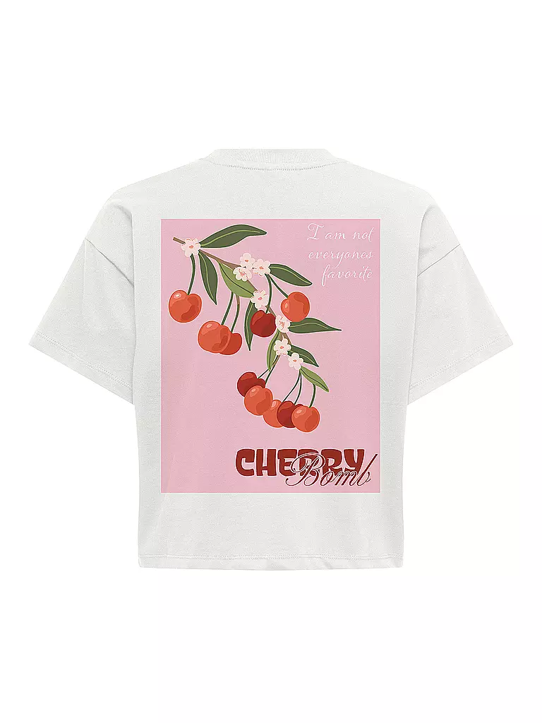ONLY | Camiseta ONLANNBEL LIFE | Crema