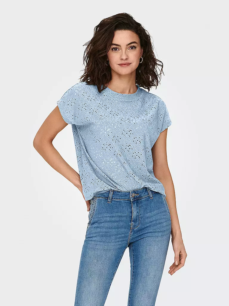 ONLY | Camiseta ONLSMILLA | Azul claro