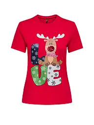 ONLY | Camiseta ONLXMAS | Rojo