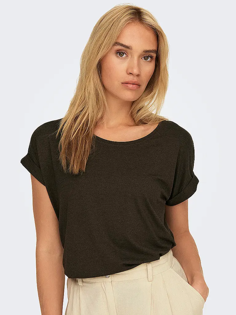 ONLY | Camiseta | Marrón