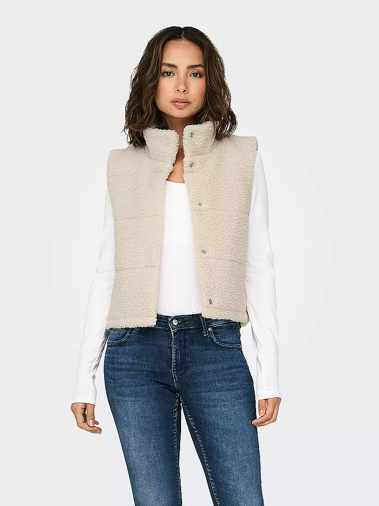 ONLY | Chaleco acolchado con aspecto de piel ONLSANDRA | 