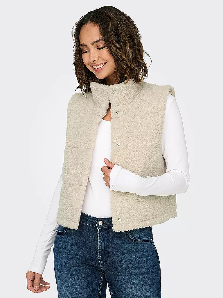 ONLY | Chaleco acolchado con aspecto de piel ONLSANDRA | 