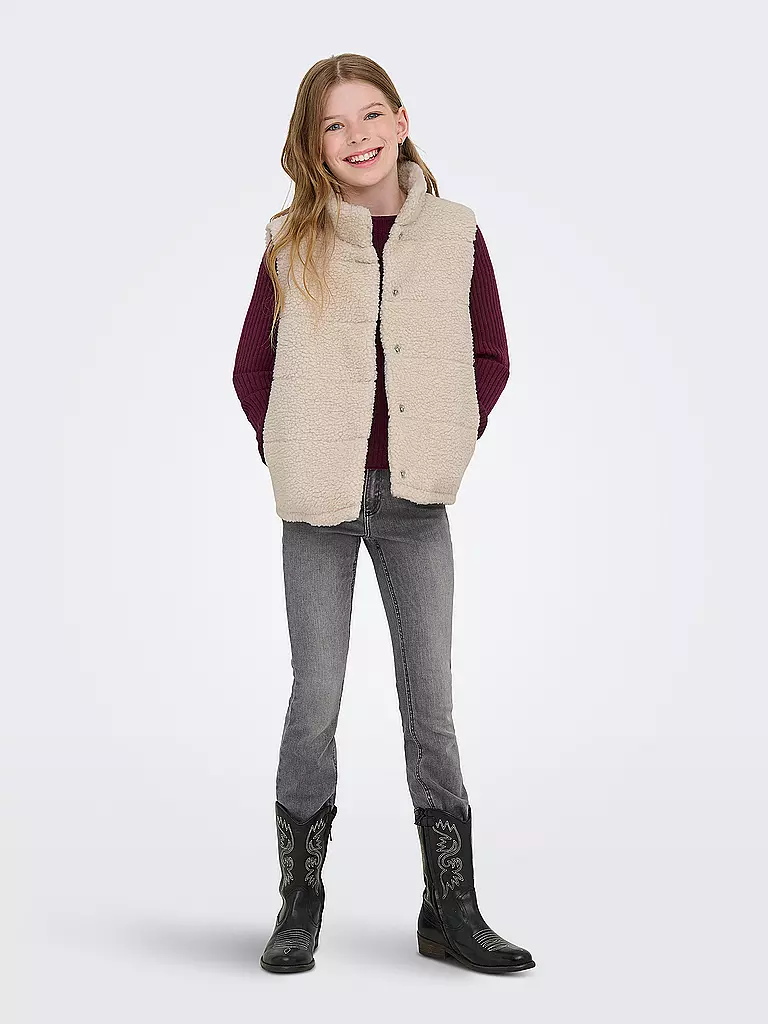 ONLY | Chaleco acolchado para niña KOGSANDRA | beige