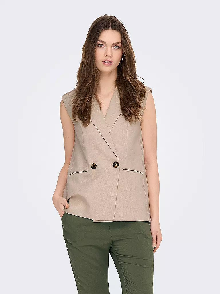 ONLY | Chaleco de traje ONLCARO | Beige
