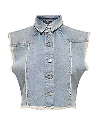 ONLY | Chaleco vaquero ONLHOLLYWOOD | Azul claro