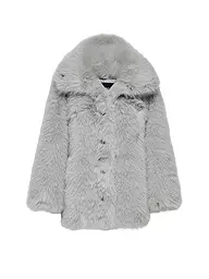 ONLY | Chaqueta de aspecto de piel ONLASHIA | Gris claro