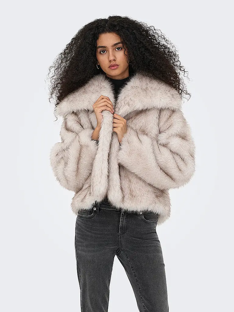 ONLY | Chaqueta de aspecto de piel ONLDAWN | creme