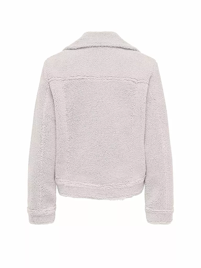 ONLY | Chaqueta de aspecto de piel ONLRIO TEDDY BIKER | Crema