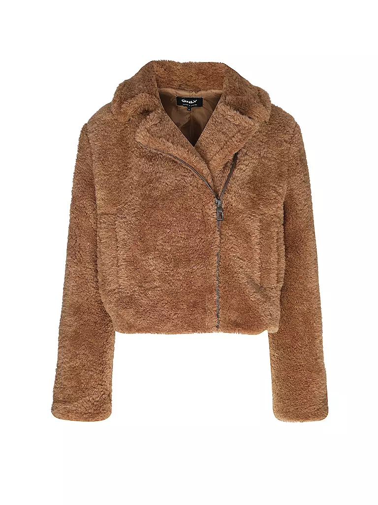 ONLY | Chaqueta de aspecto de piel ONLVERONA | Marrón claro