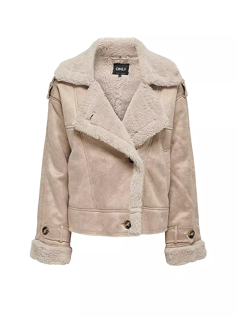ONLY | Chaqueta de aspecto de piel ONLYLVA | beige