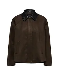 ONLY | Chaqueta de cuero | Marrón