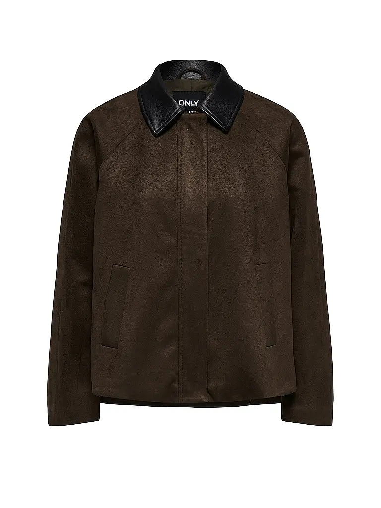 ONLY | Chaqueta de cuero | Marrón