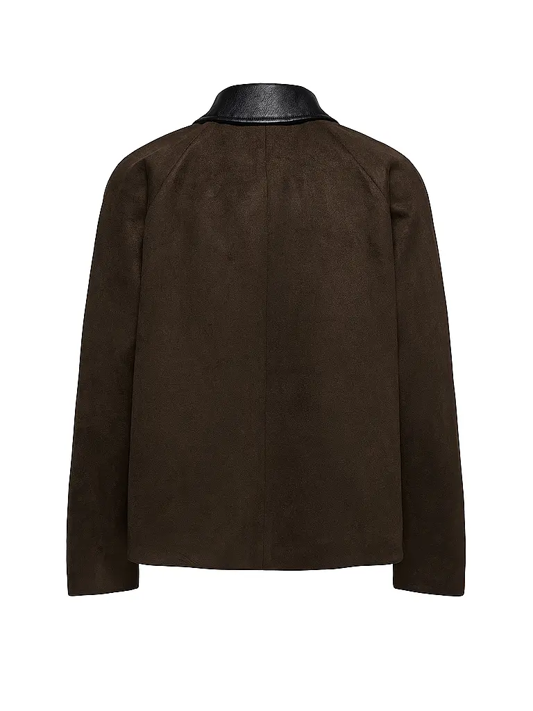 ONLY | Chaqueta de cuero | Marrón
