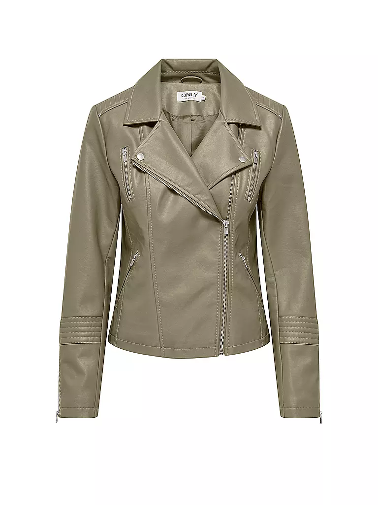 ONLY | Chaqueta de imitación de cuero ONLGEMMA | olive