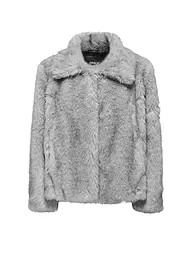 ONLY | Chaqueta de Imitación de Piel | Gris claro