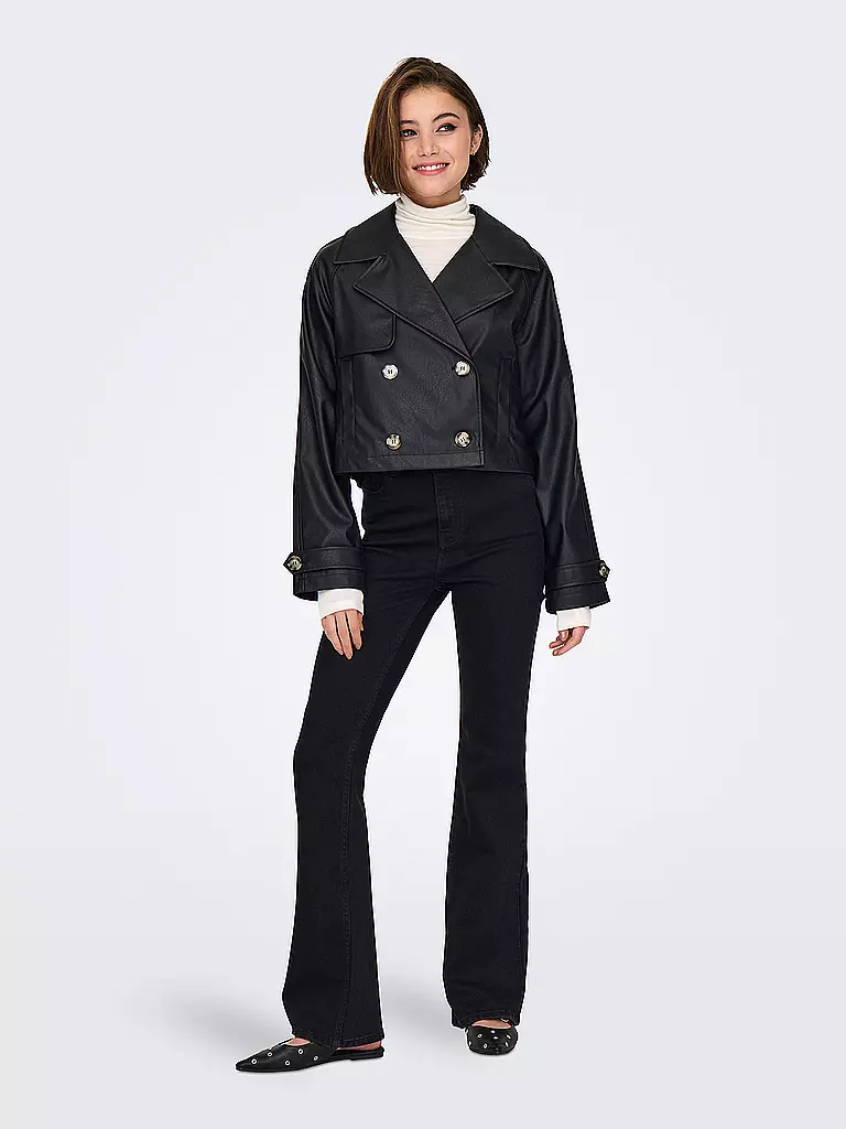 ONLY | Chaqueta efecto cuero ONLAMIA | Negro