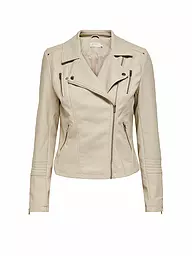 ONLY | Chaqueta de imitación de cuero ONLGEMMA | Crema