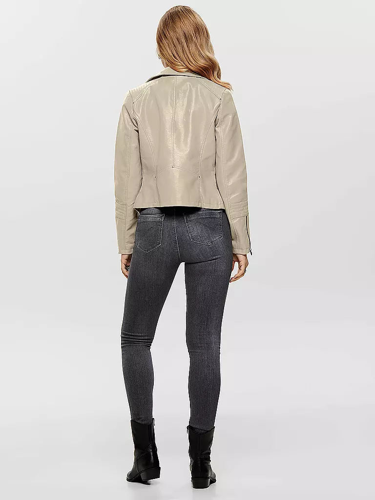 ONLY | Chaqueta efecto cuero ONLGEMMA | creme