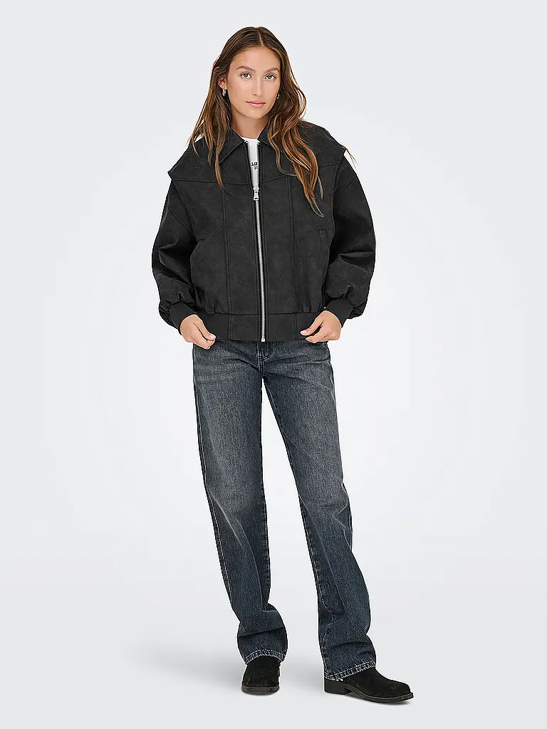 ONLY | Chaqueta efecto cuero ONLSABA | Negro